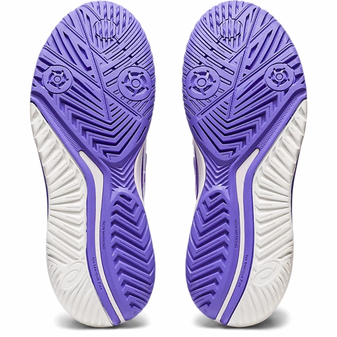 Asics Women Gel Resolution 9 Tennis Shoes - White/Amethyst Fashion-driven