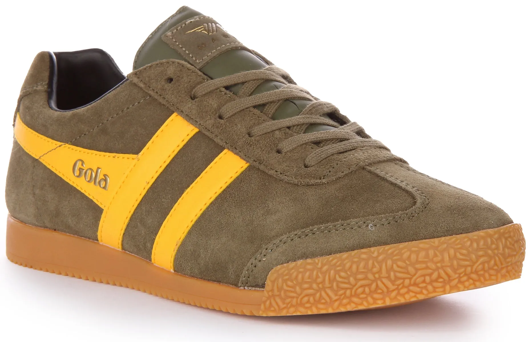 All Day Gym support Gola Classics Harrier In Khaki Yellow For Men