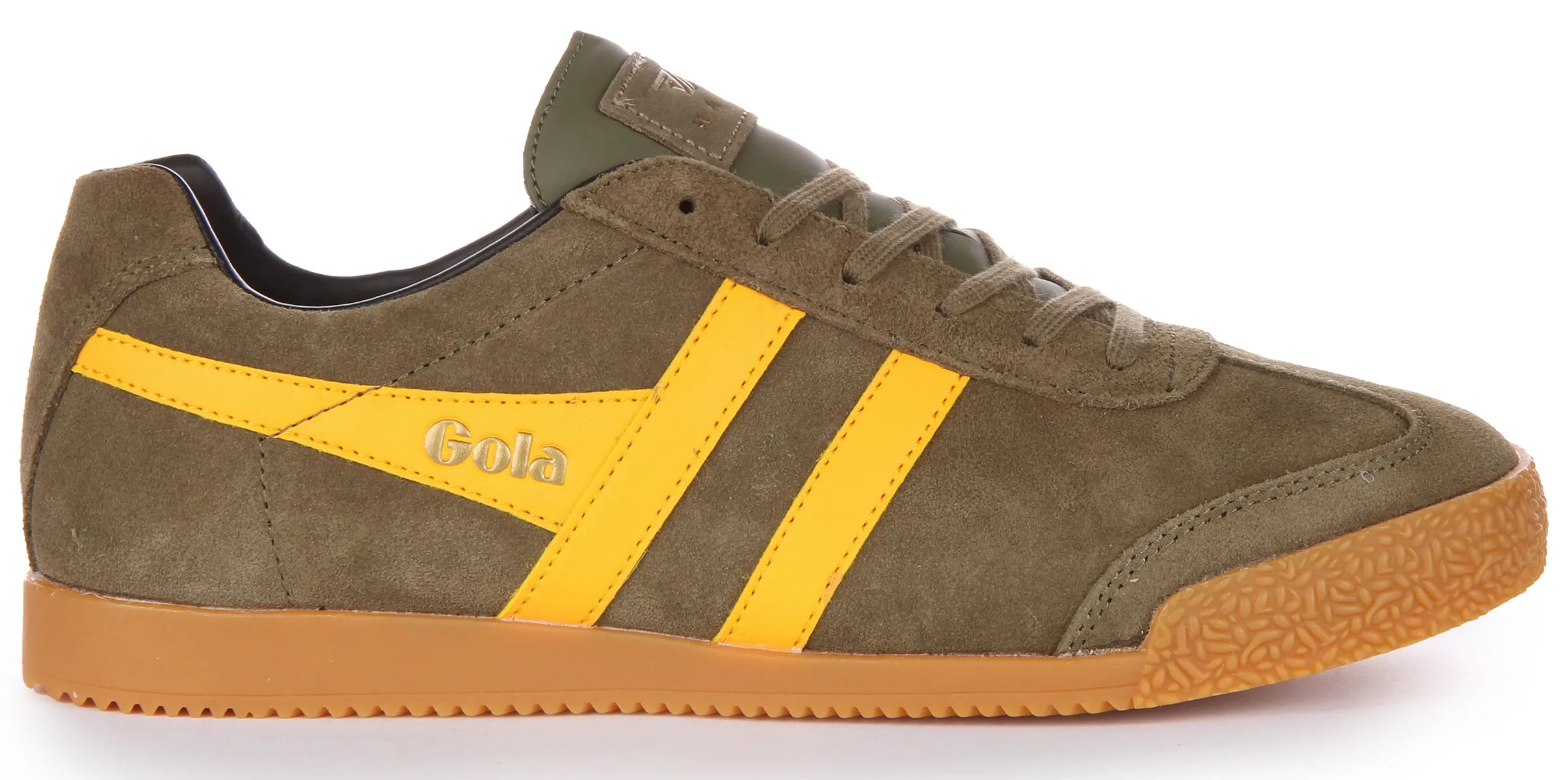 Athletic Feel Gola Classics Harrier In Khaki Yellow For Men
