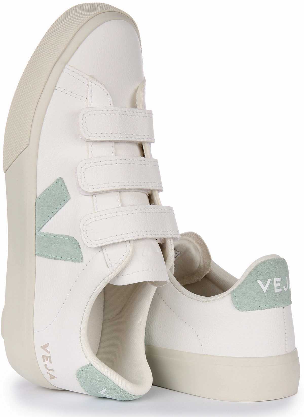 Athletic Feel Veja Recife Chromfre In White Green For Women