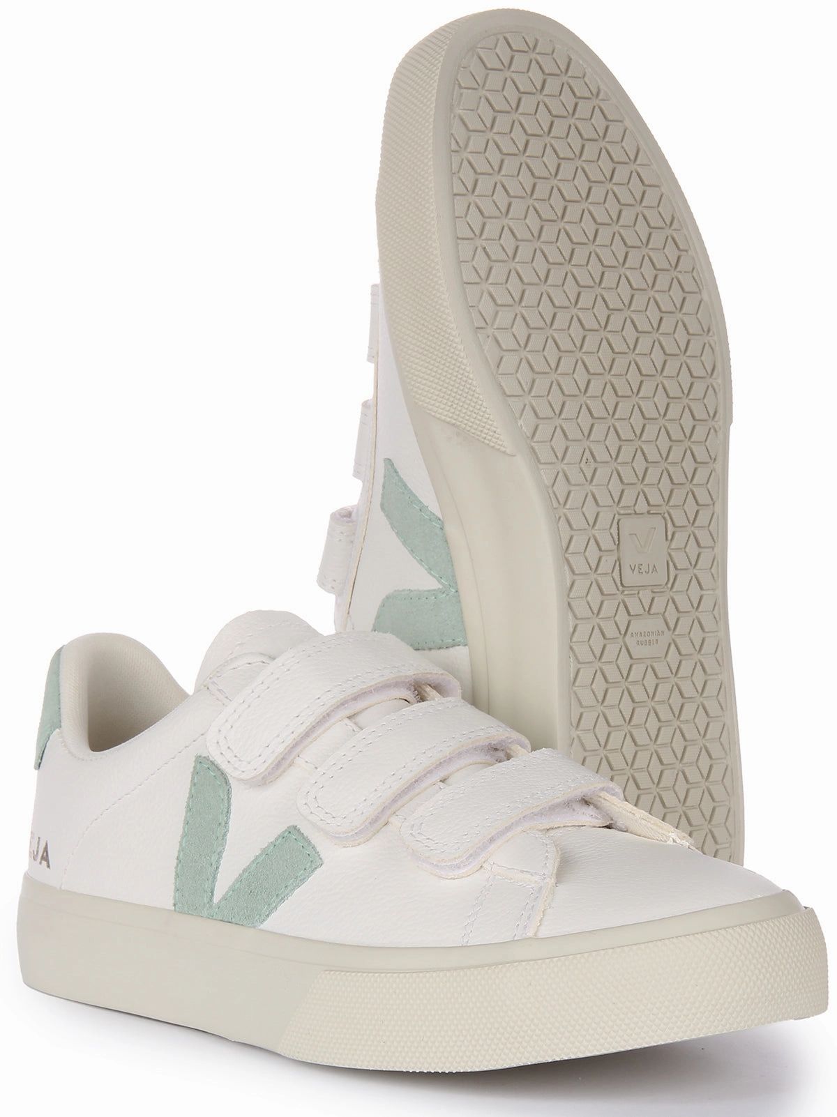 Athletic Feel Veja Recife Chromfre In White Green For Women