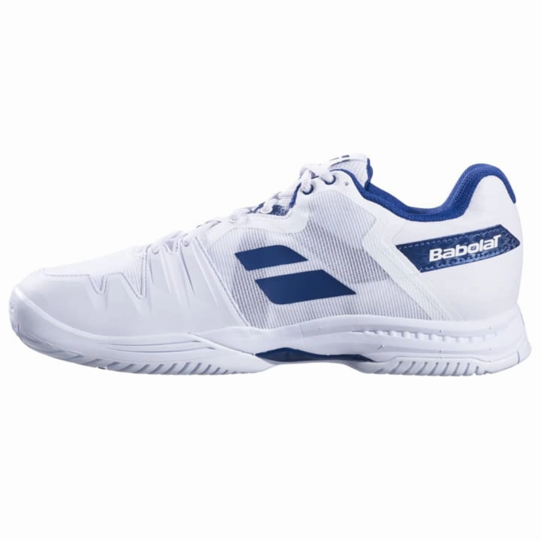 Babolat SFX3 All Court Men Tennis Shoes - White/Navy Ultra Flex