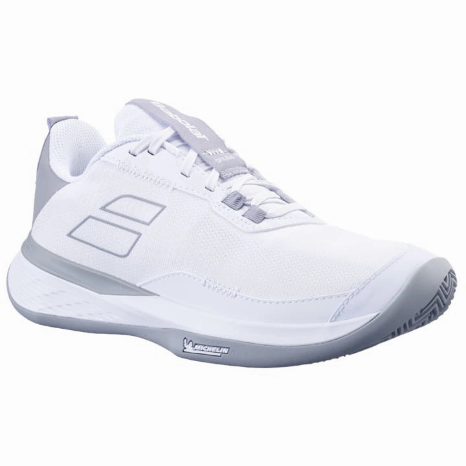 Babolat Sfx Evo Clay Women Tennis Shoes - White/Lunar Grey Durable Running