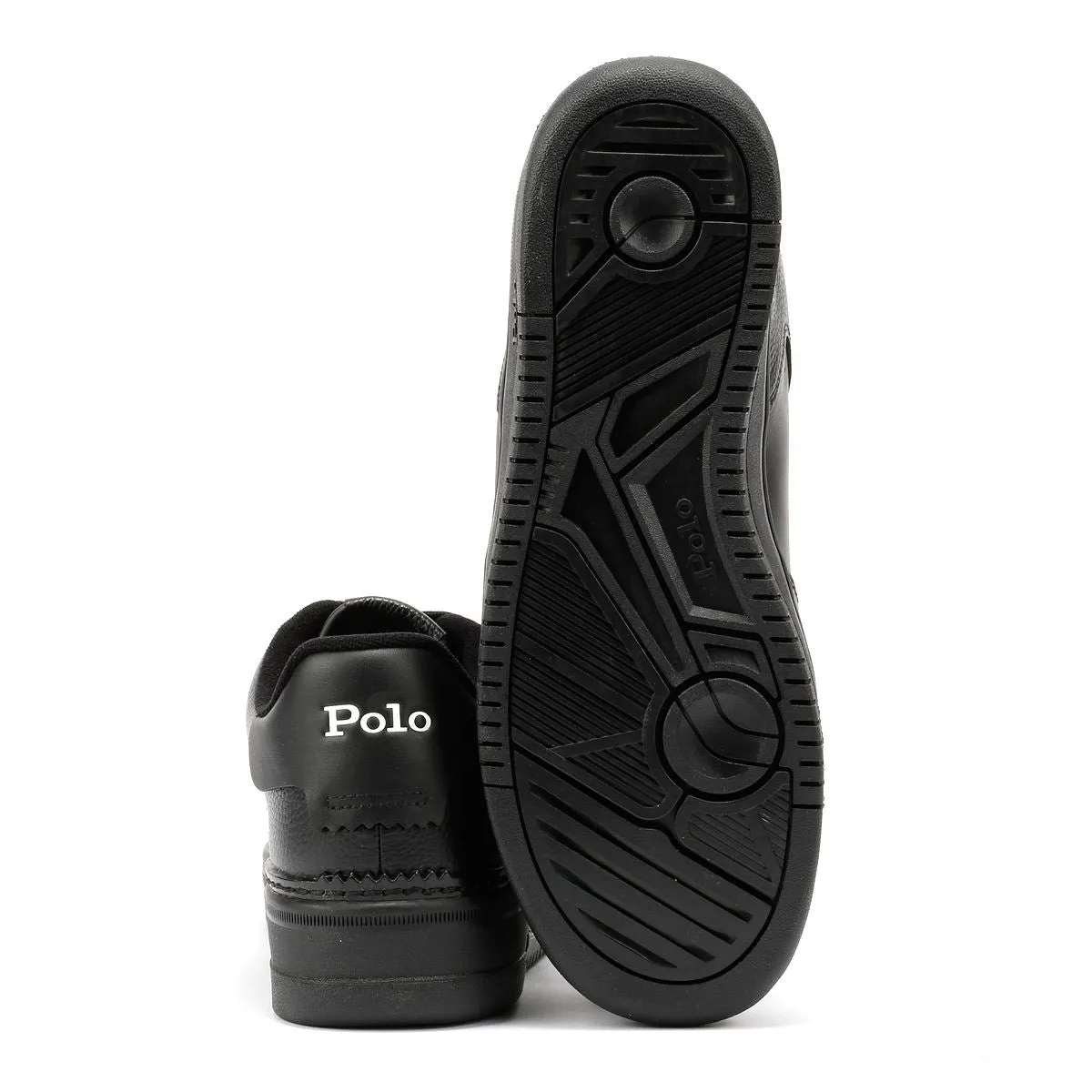 Balance Tech Polo Ralph Lauren Masters Court Leather Men's Black/White Trainers