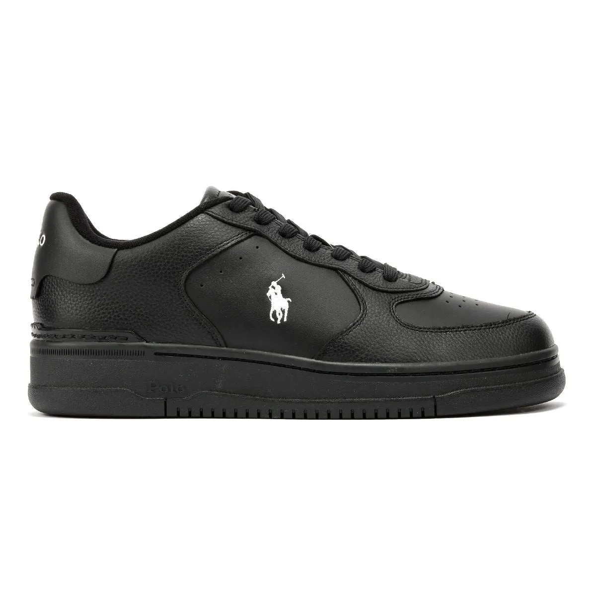 Balance Tech Polo Ralph Lauren Masters Court Leather Men's Black/White Trainers