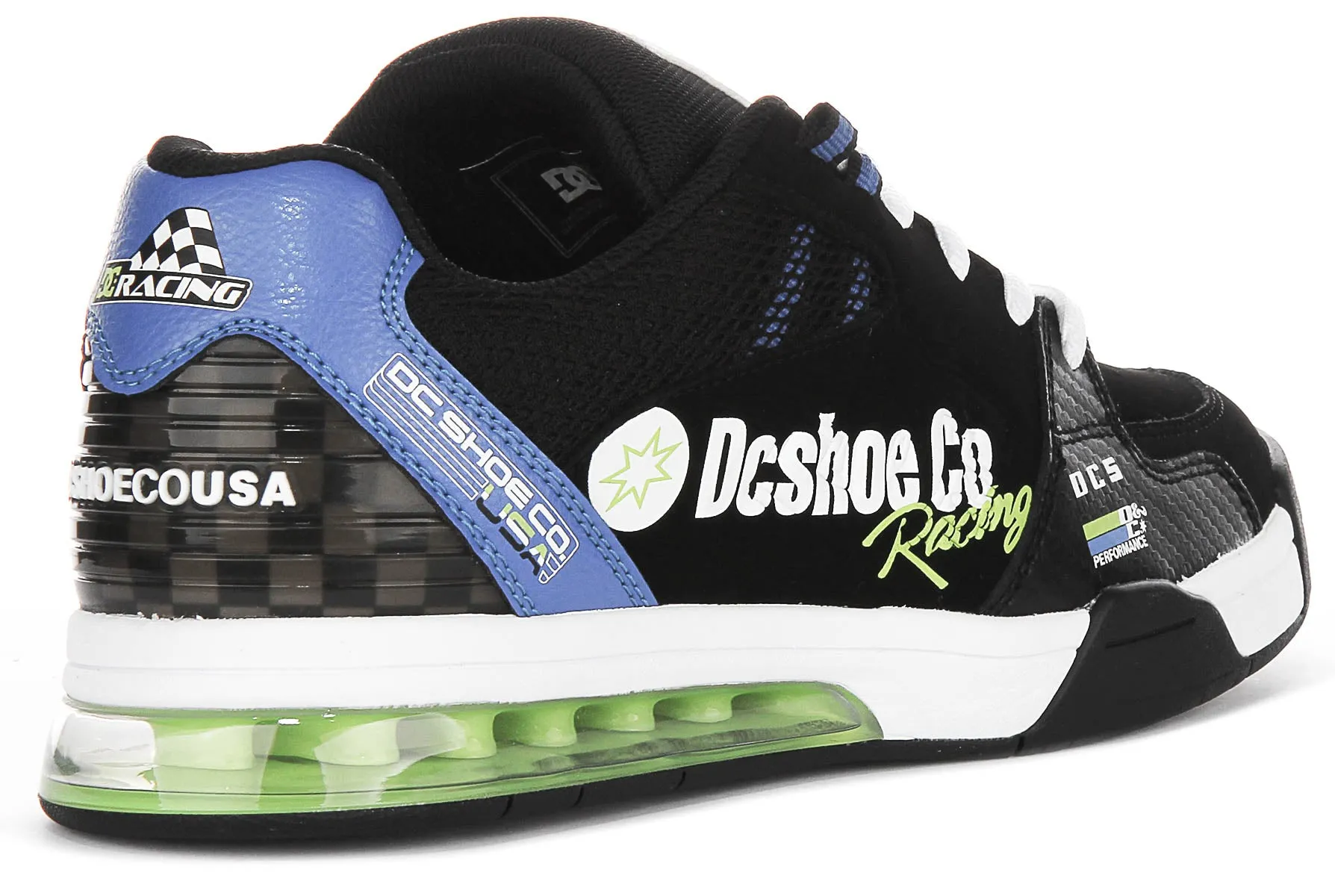 Balanced Stability Dc Shoes Versatile LE In Black Blue For Men