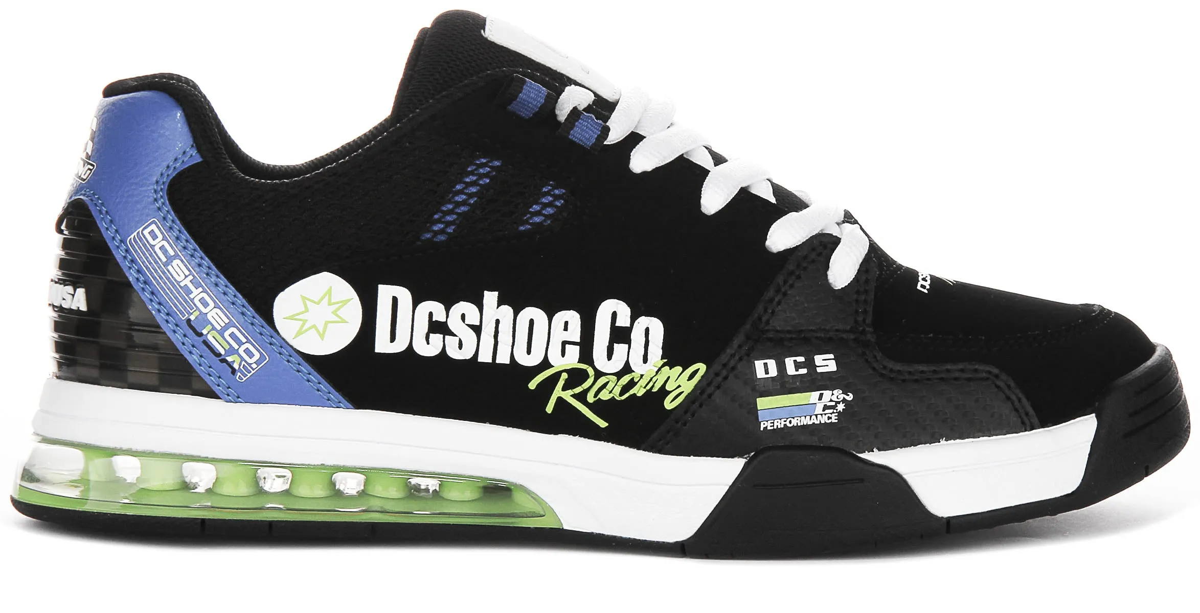 Balanced Stability Dc Shoes Versatile LE In Black Blue For Men