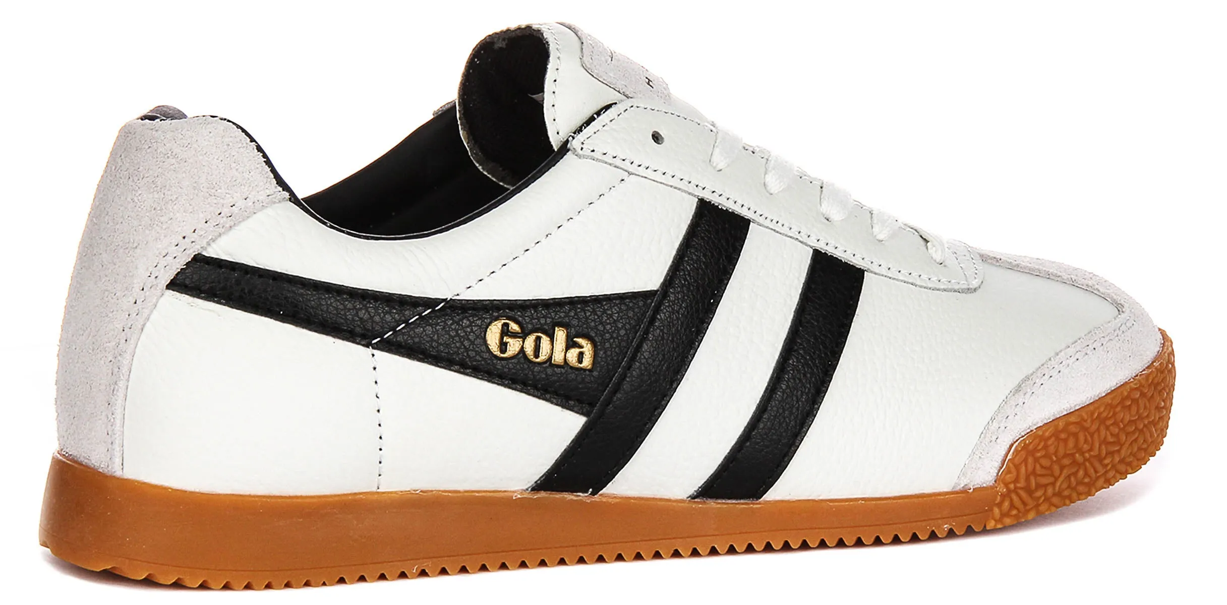 Balanced Stability Gola Classics Harrier Leather In White Black For Men