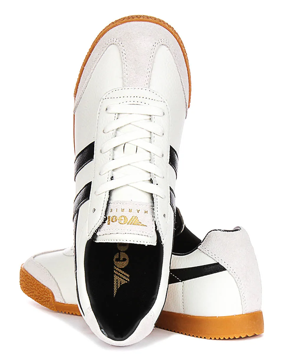 Balanced Stability Gola Classics Harrier Leather In White Black For Men