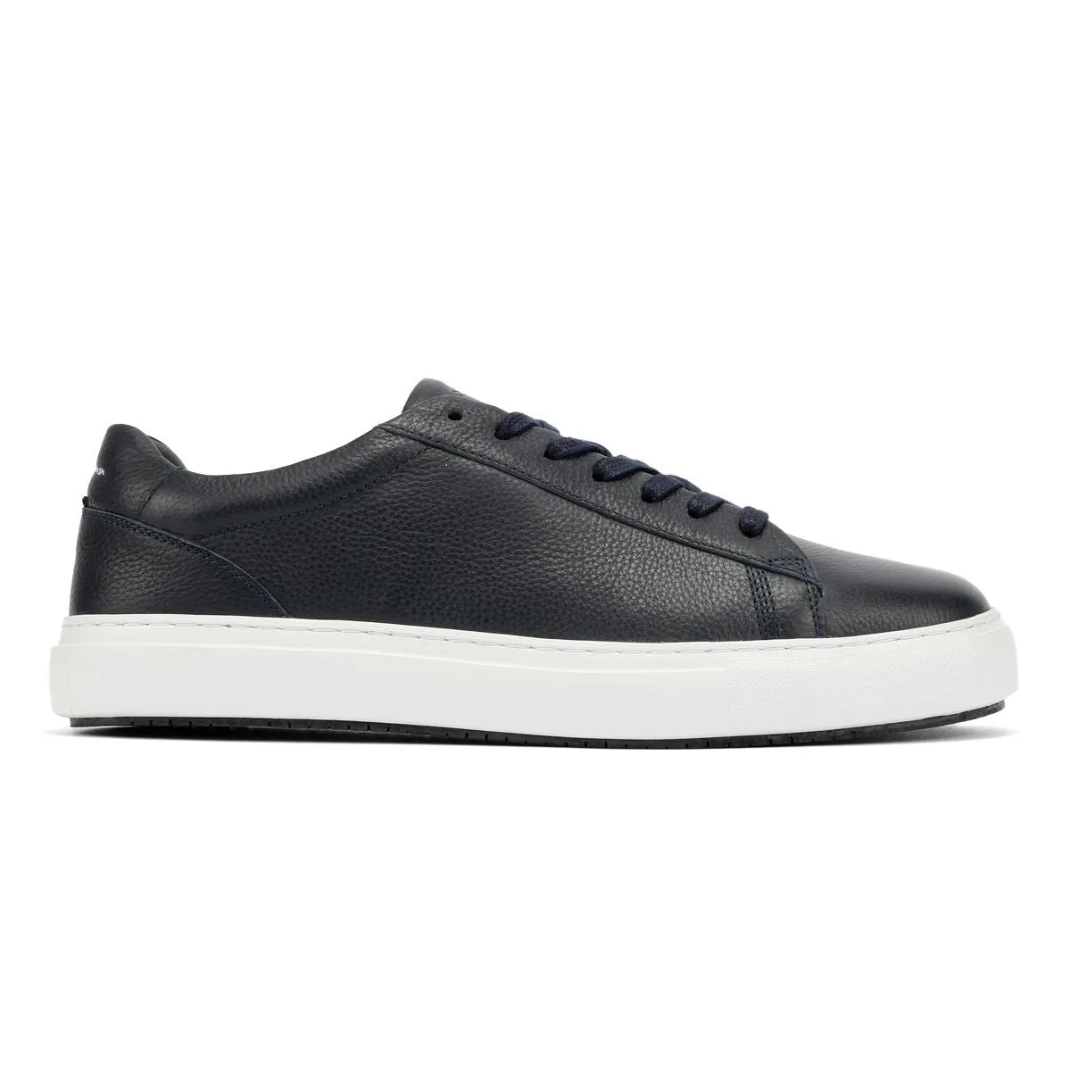 Ben Sherman Ace Cupsole Leather Men's Navy Trainers Cushion Tech