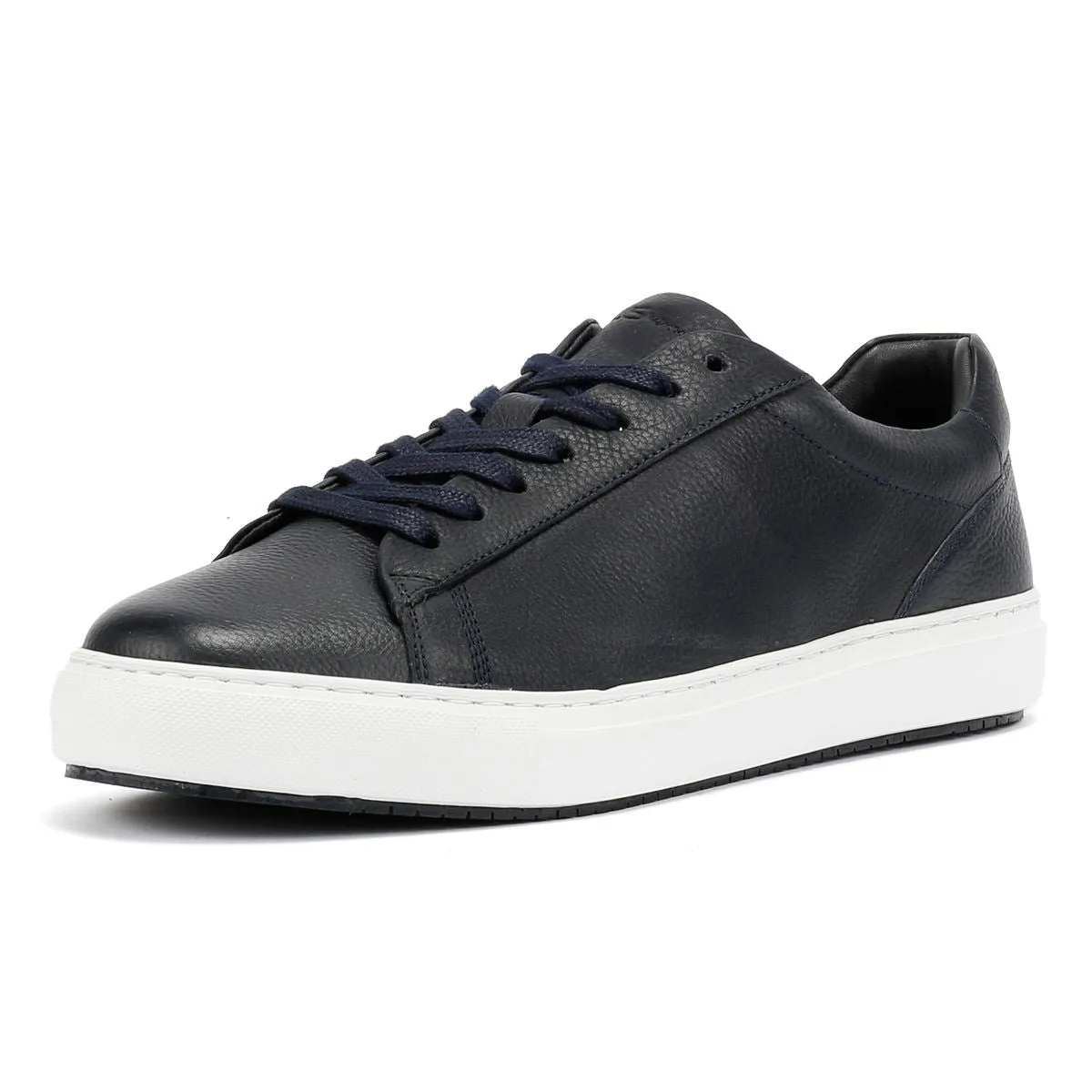 Ben Sherman Ace Cupsole Leather Men's Navy Trainers Cushion Tech