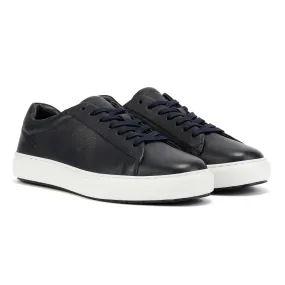 Ben Sherman Ace Cupsole Leather Men's Navy Trainers Padded collar