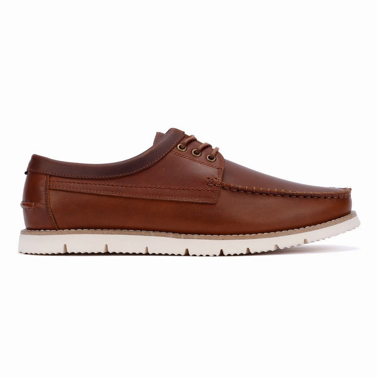Ben Sherman Soho Suede Men's Brown Lace-Up Shoes Travel Step Glide-Out