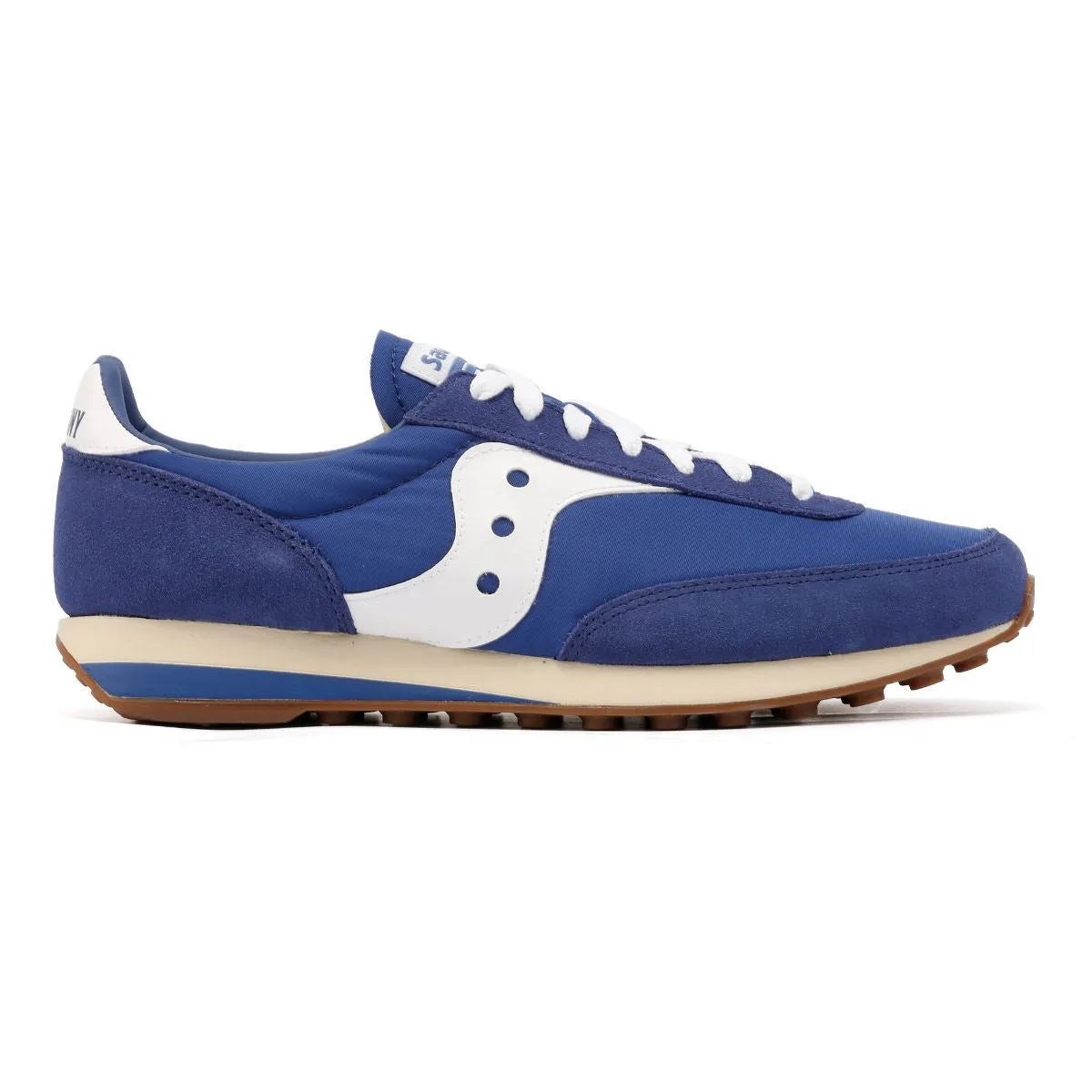 Bendable Sole Saucony Trainer 80 Blue/White Trainers
