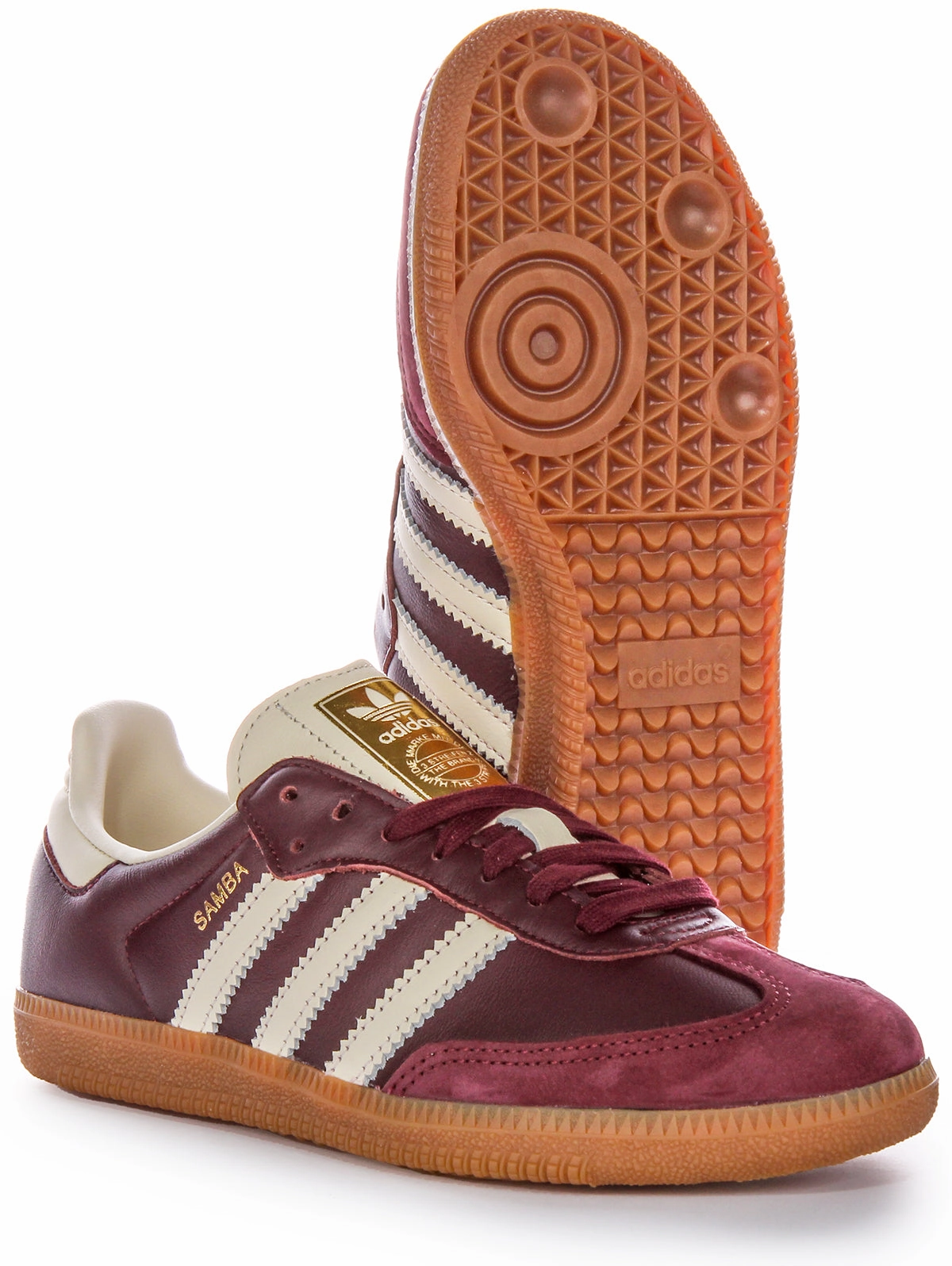 Best Selling Adidas Samba OG In Maroon