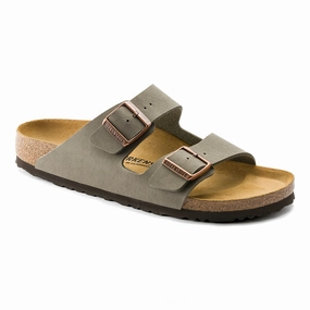 Birkenstock Arizona Birkibuc Stone Everyday Comfort Shoes