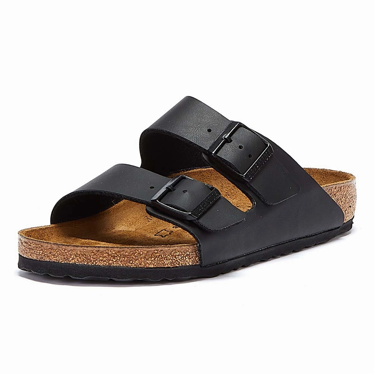Birkenstock Arizona Birko-Flor Mens Black Narrow Sandals Style Comfort