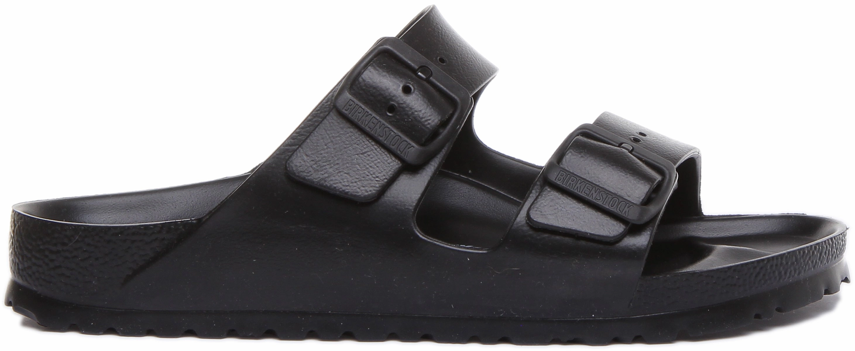 Birkenstock Arizona Eva In Black | Narrow Fit Adjustable Closure System