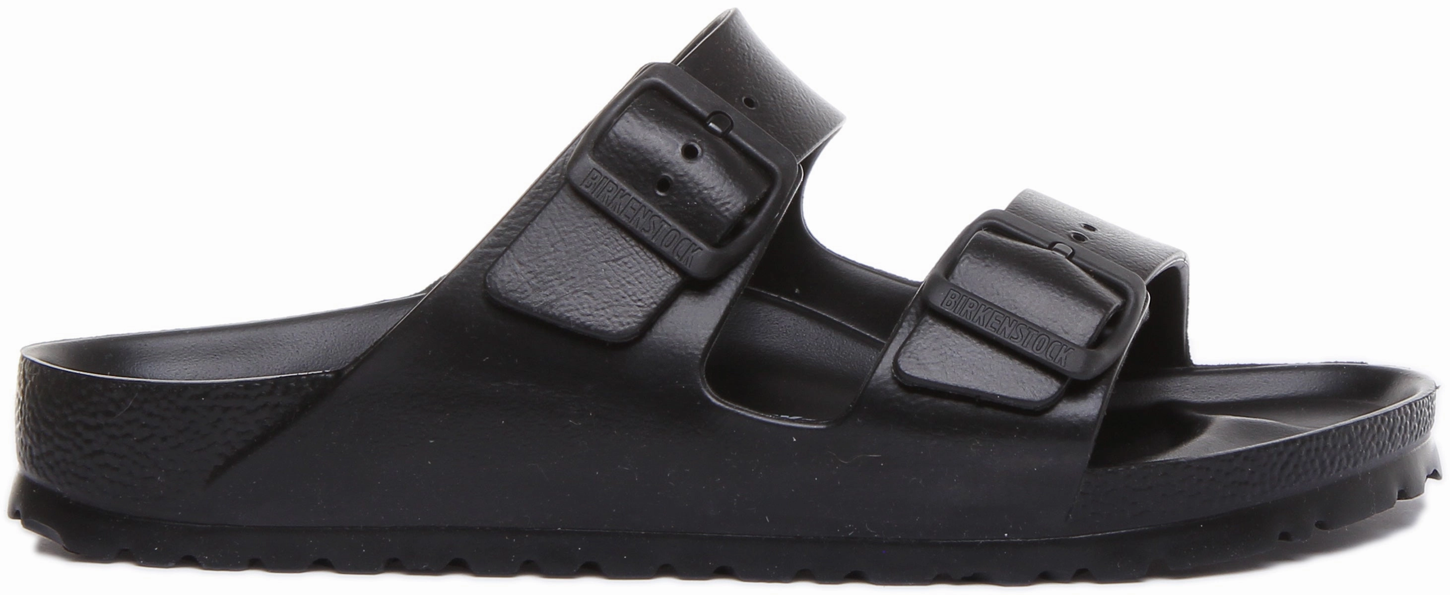 Birkenstock Arizona Eva In Black | Narrow Fit Adjustable Closure System