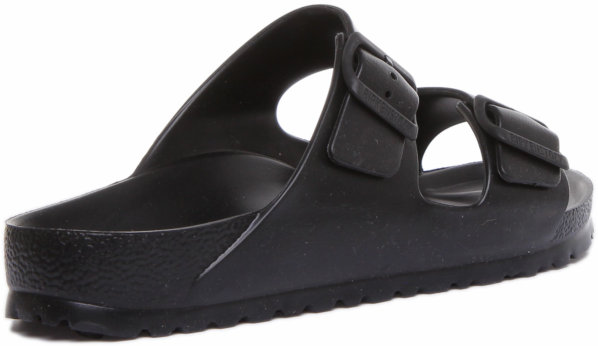 Birkenstock Arizona Eva In Black | Narrow Fit Adjustable Closure System