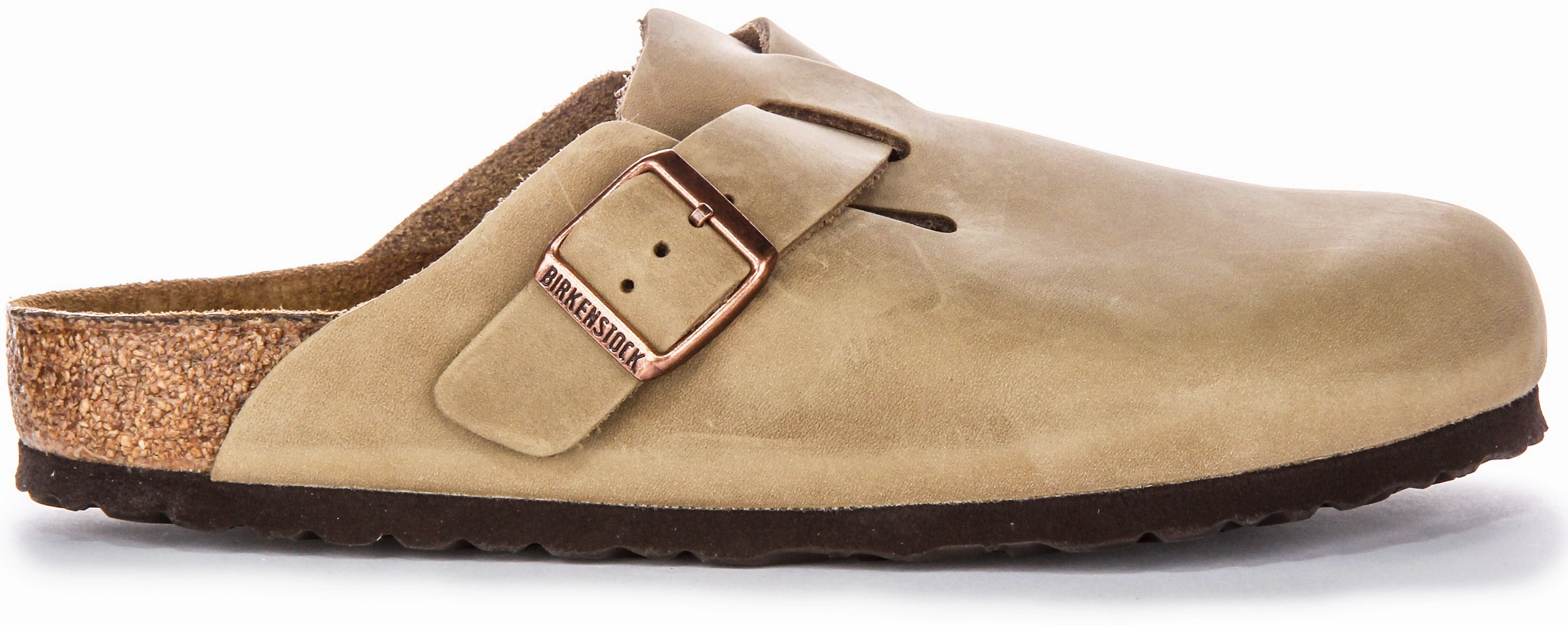 Birkenstock Boston Bs In Tobacco | Regular Fit Breathable Upper Design Layer Design Quality