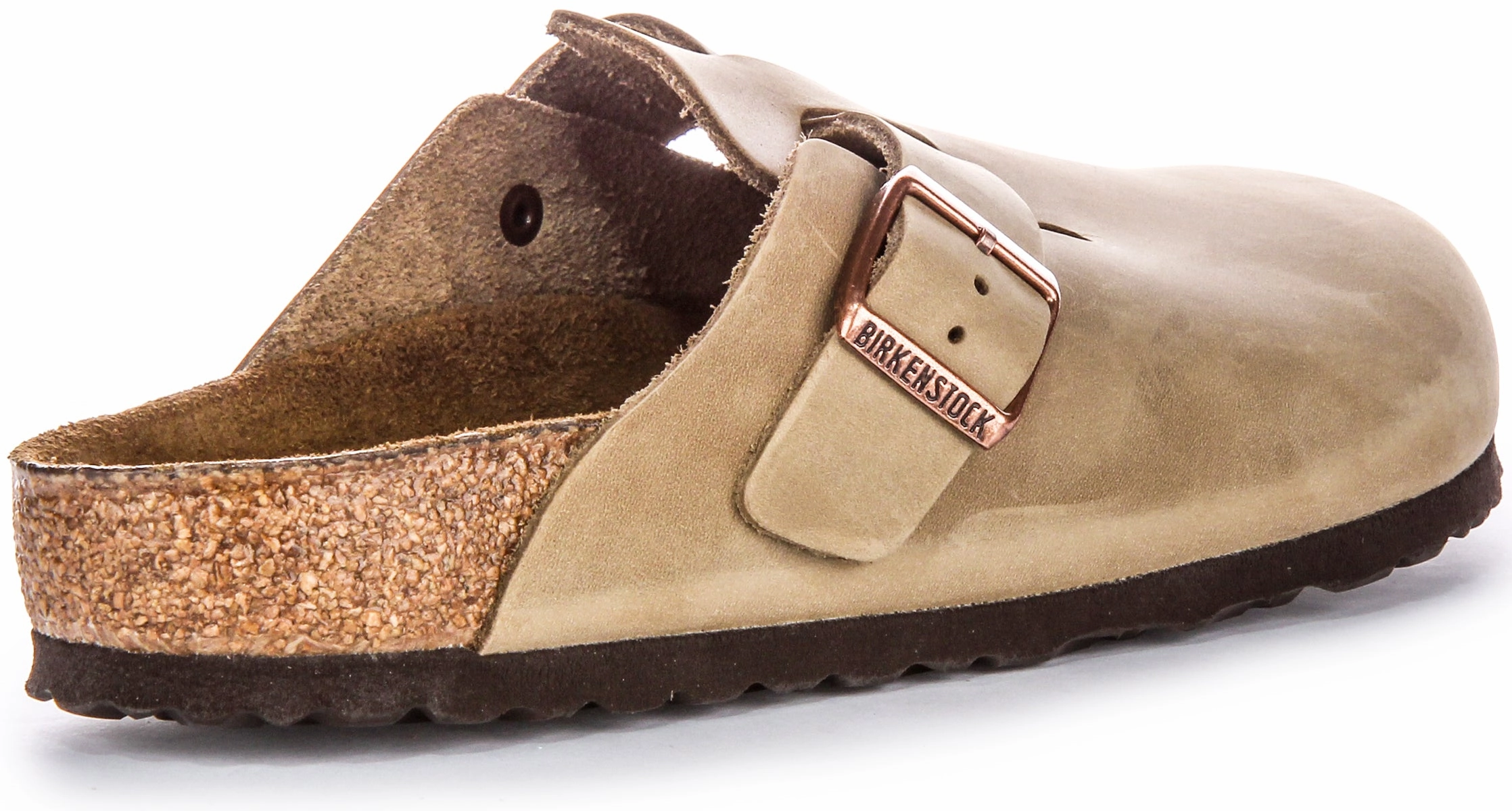 Birkenstock Boston Bs In Tobacco | Regular Fit Breathable Upper Design Layer Design Quality
