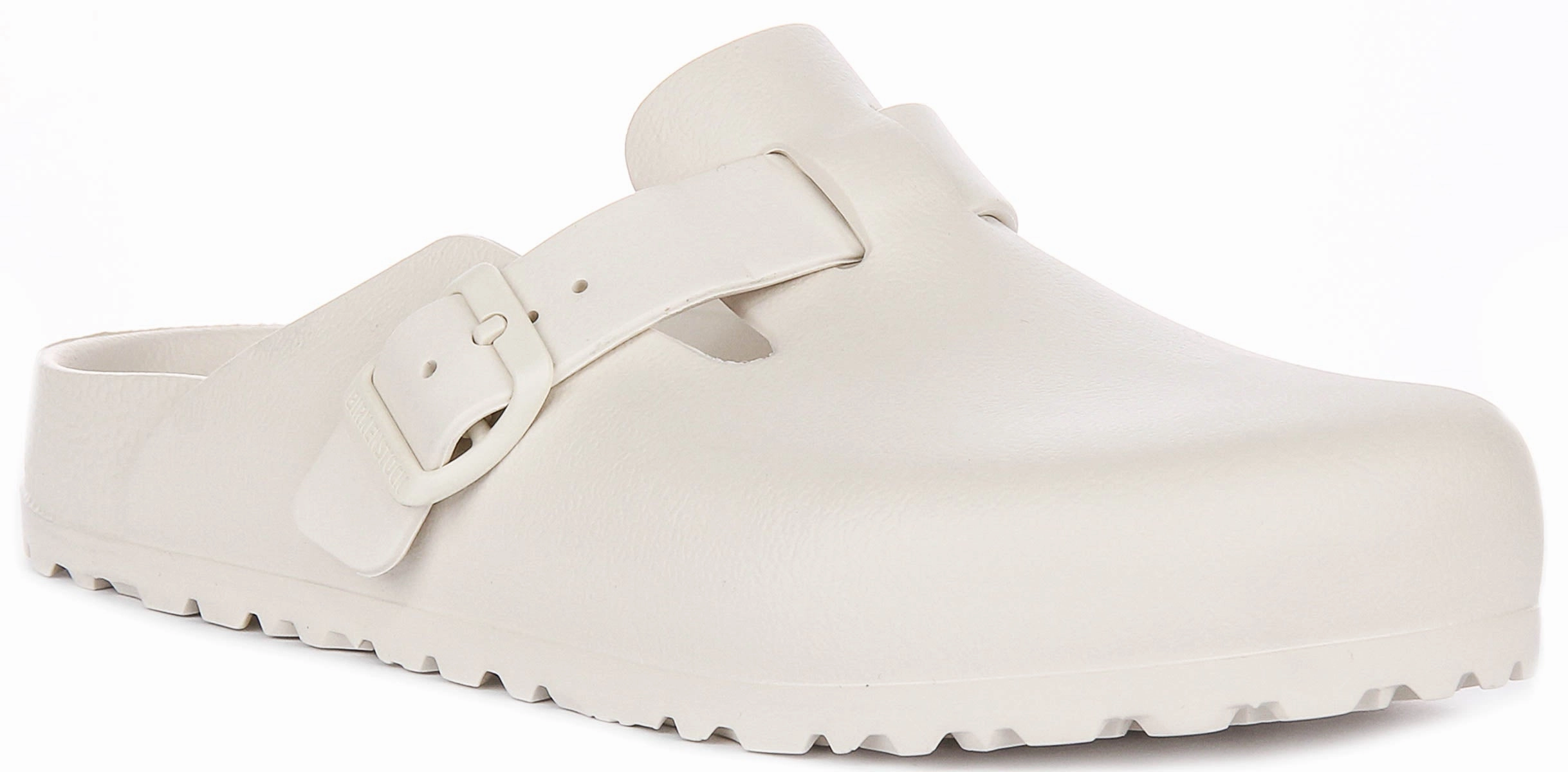 Birkenstock Boston Eva In Stone | Narrow Fit sandy beaches running shoes with gel cushioning