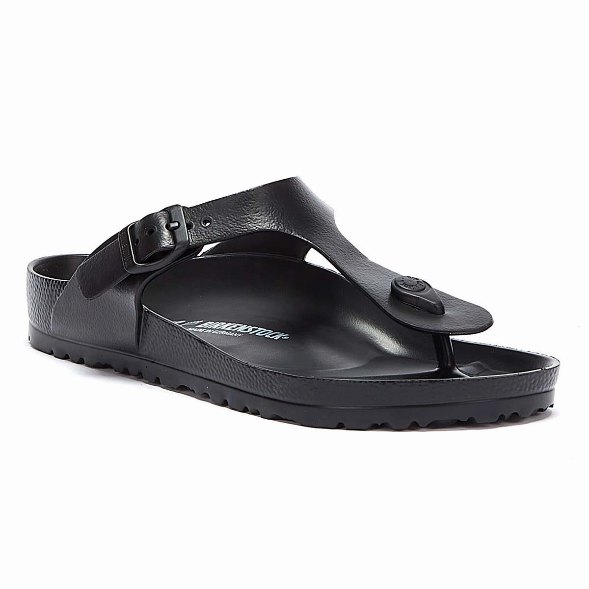 Birkenstock Gizeh EVA Womens Black Sandals Stylish Everyday
