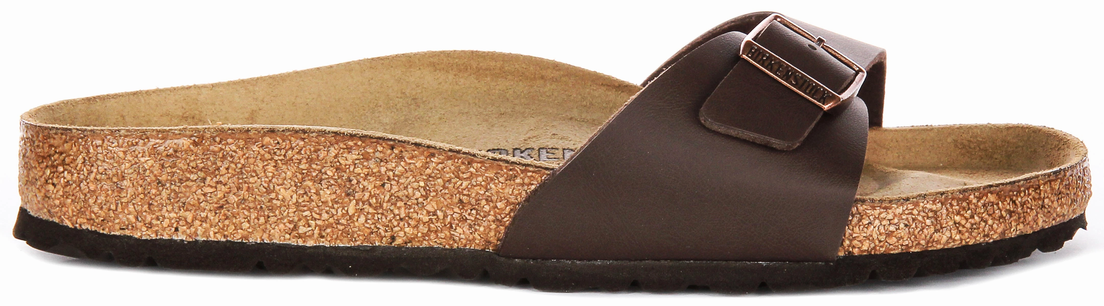 Birkenstock Madrid In Dark Brown | Regular Fit Shock Absorbing Insoles
