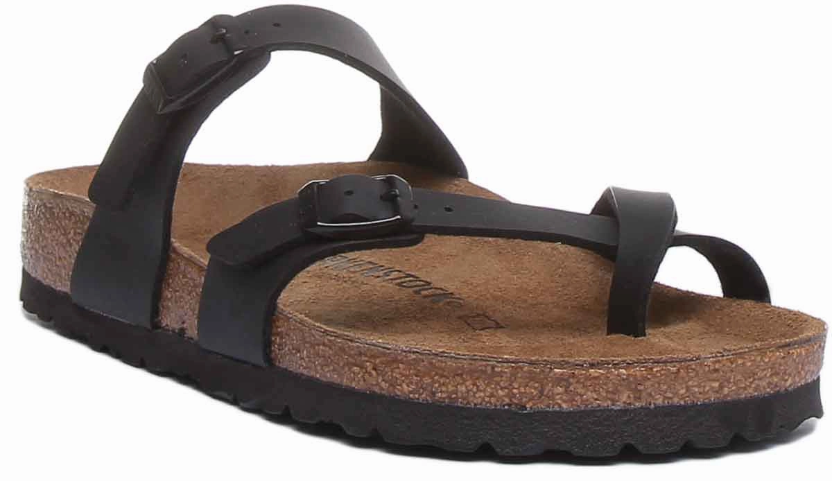 running in spring shoes Birkenstock Mayari In Black For Women | Regular Fit