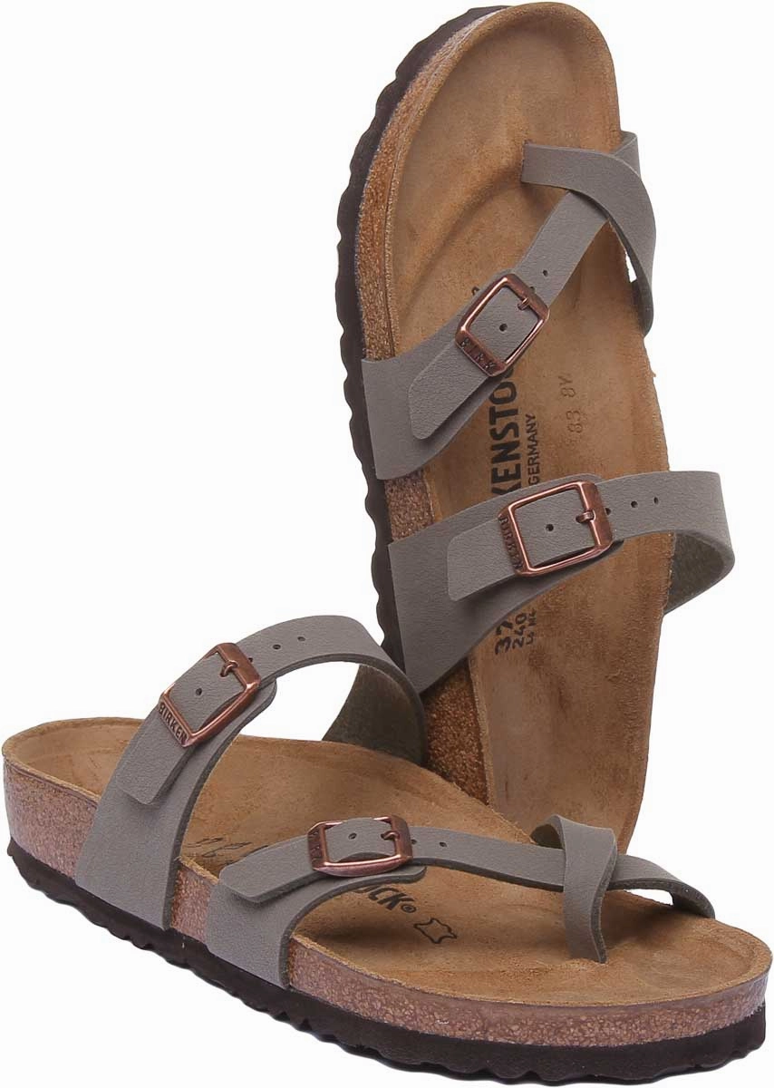 Birkenstock Mayari In Stone | Regular Fit Lightweight Material Design Concept