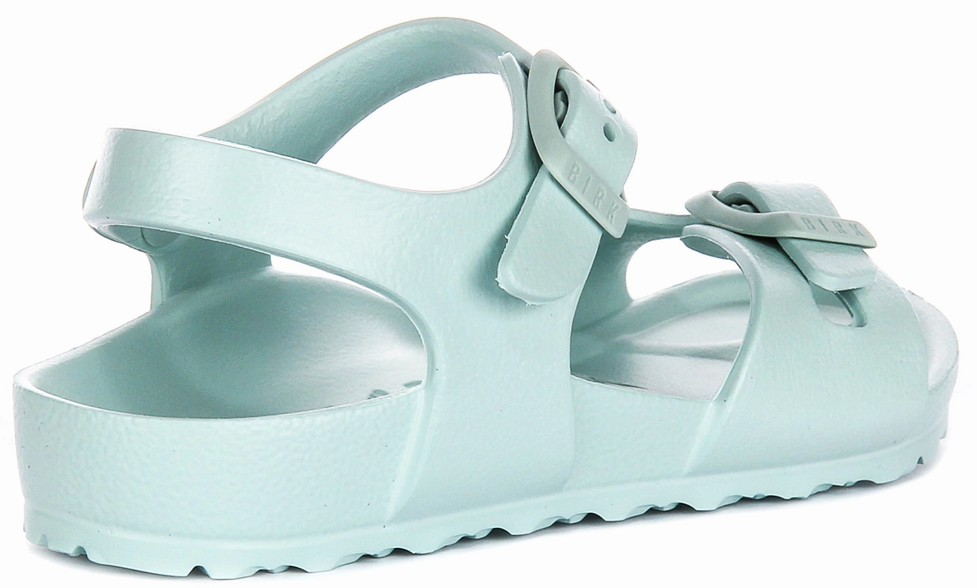 Birkenstock Rio Eva Kids In Green | Narrow Fit Quick - release