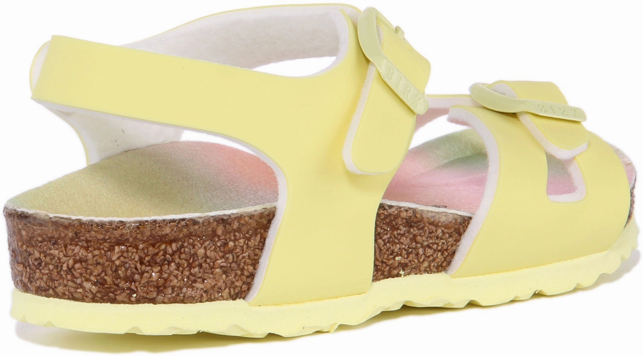 Birkenstock Rio Kids In Yellow For Kids | Narrow Fit Stretchable Fabric System