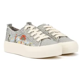 Casual Workout Heel counter minimizes wobble during lift-offs Blowfish Malibu Sadie Sun Women's Grey/Floral Trainers