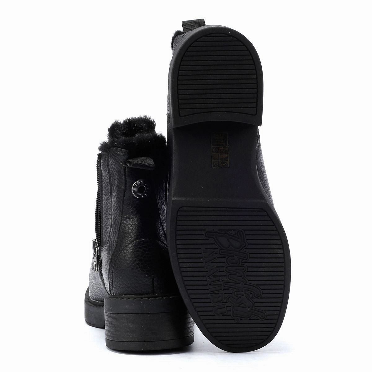 Blowfish Malibu Vera Cozy Faux Leather Women's Black Boots Daily Trail