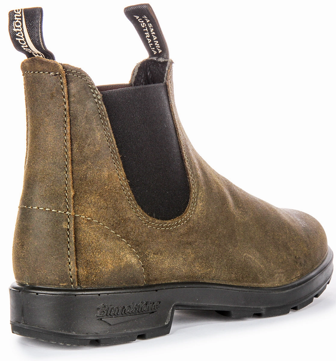 Blundstone 1615 Chelsea Boots In Olive Rugged Endurance