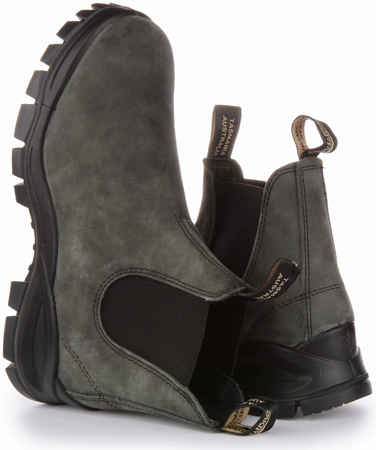 Blundstone 2238 Lug Chelsea In Black Trail Safety Gear Set