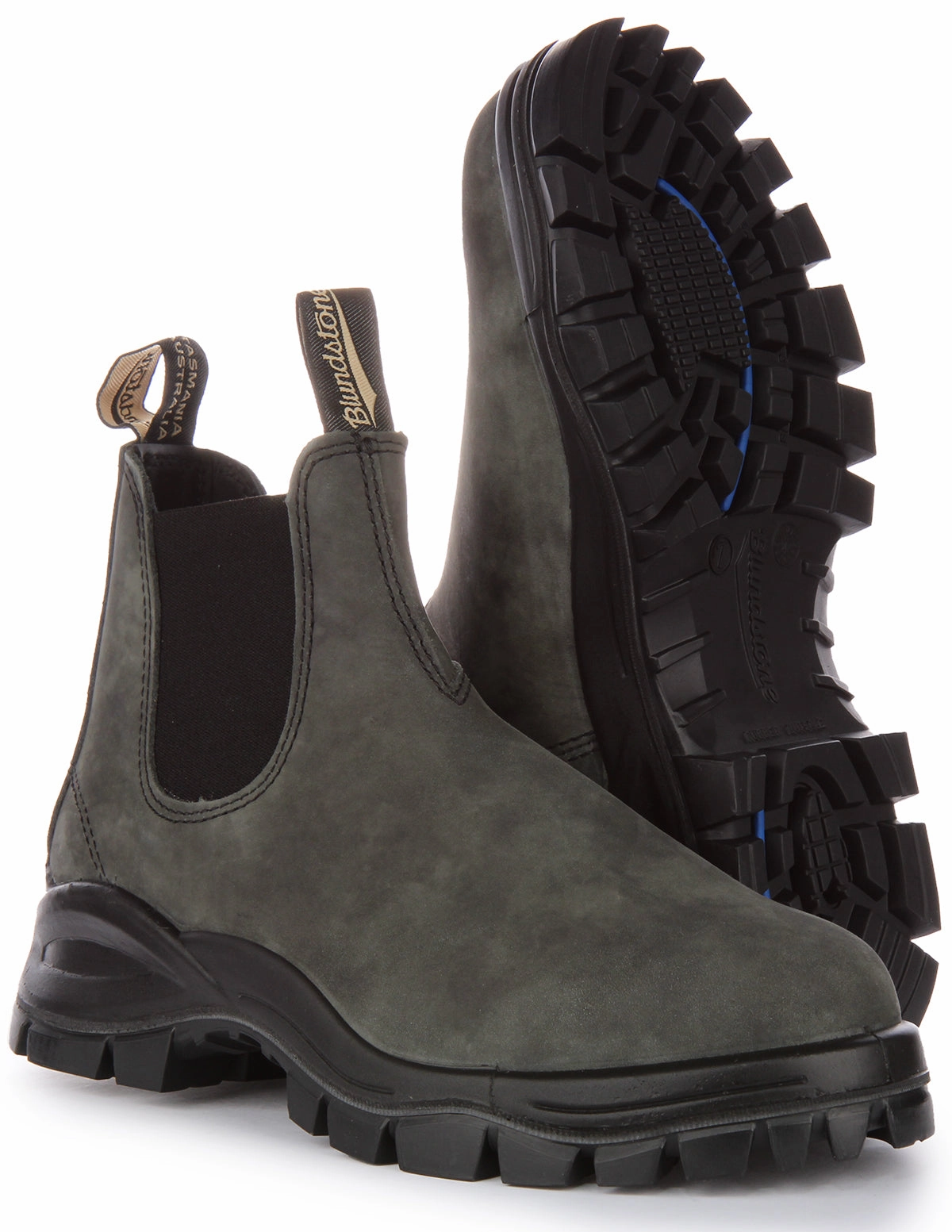 Blundstone 2238 Lug Chelsea In Black Trail Safety Gear Set