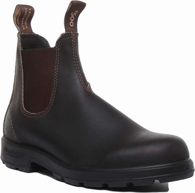 Blundstone 500 In Dark Brown Military Style