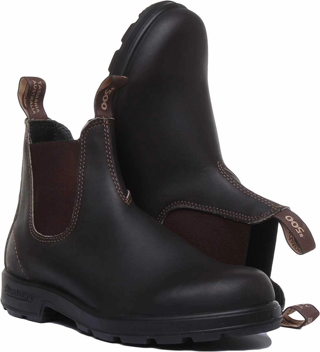 Blundstone 500 In Dark Brown Cushioned