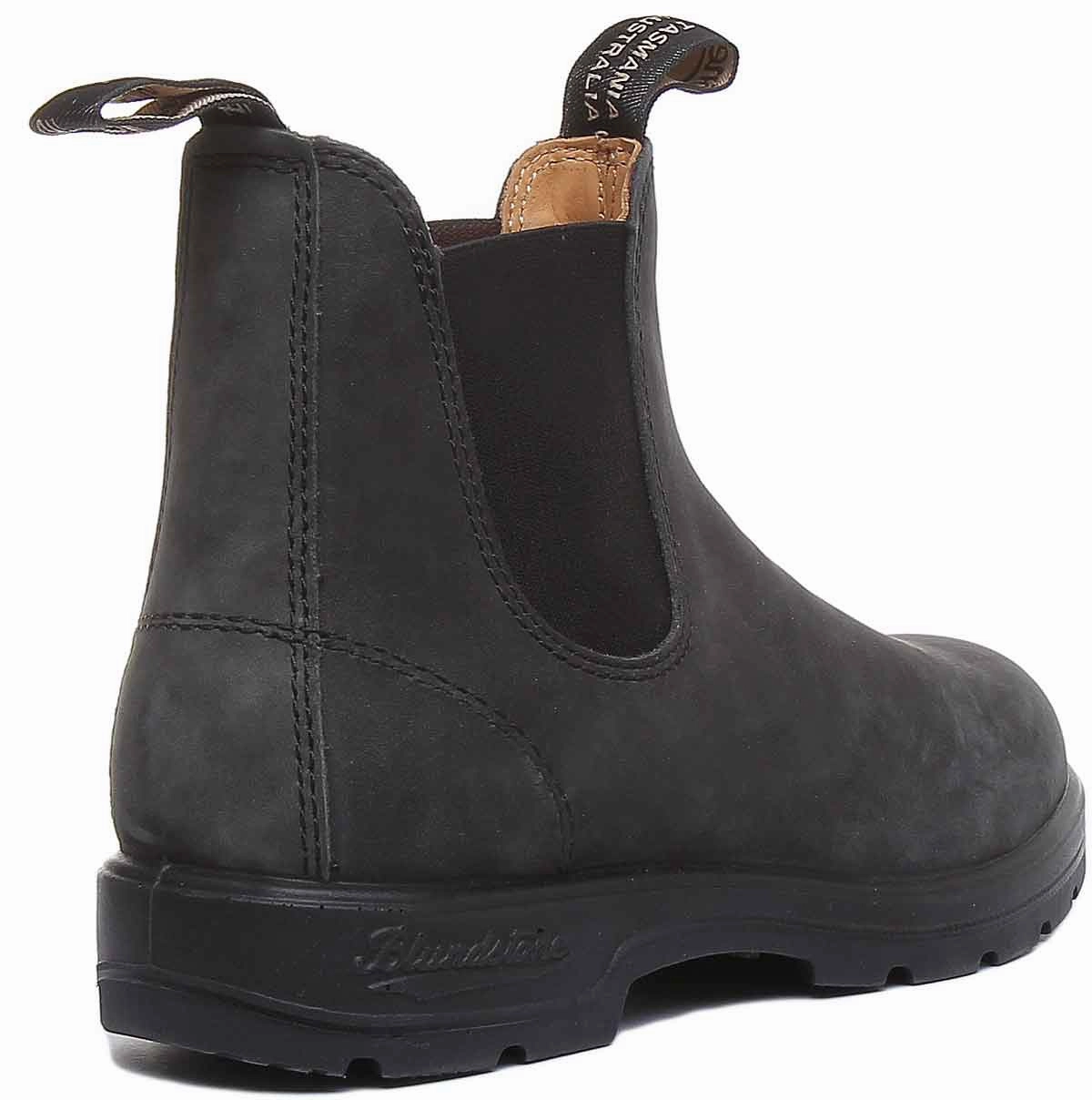 Blundstone 587 In Black Adjustable Strap