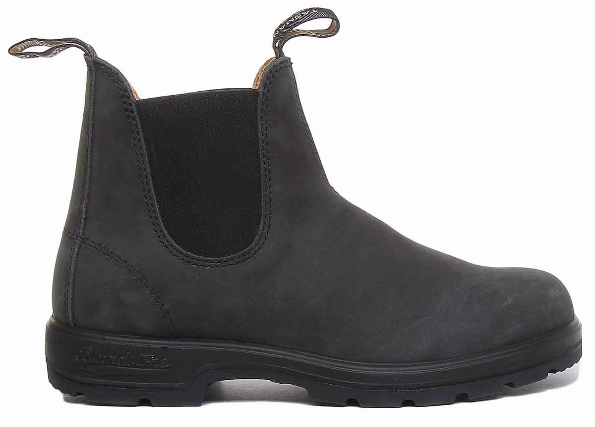 Blundstone 587 In Black Adjustable Strap