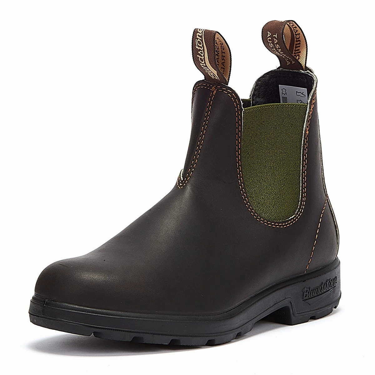 Blundstone Originals 519 Stout Brown / Olive Boots Traction