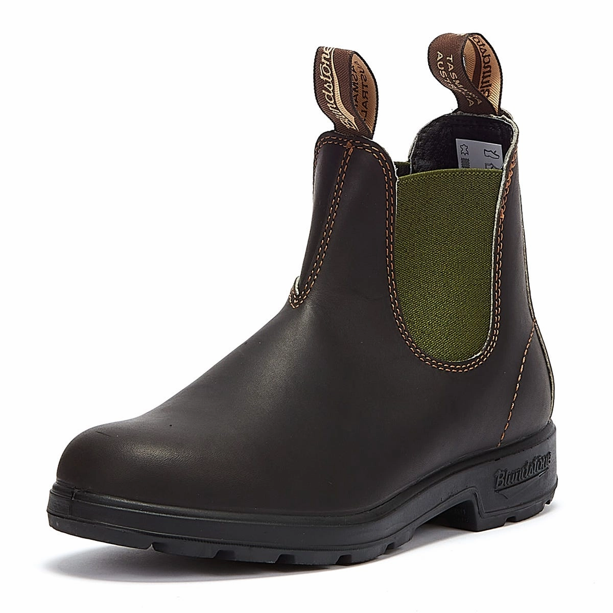 Blundstone Originals 519 Stout Brown / Olive Boots Traction