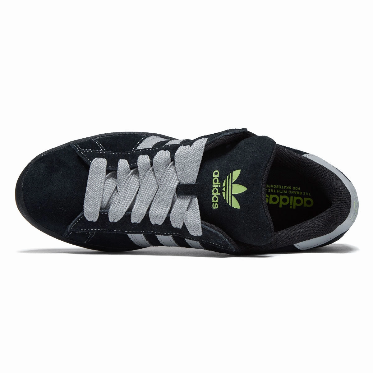 Board Focus Adidas Campus 90s ADV Shoes - Core Black/Grey/Gold Metallic