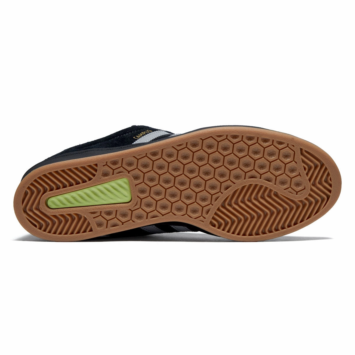 Board Focus Adidas Campus 90s ADV Shoes - Core Black/Grey/Gold Metallic