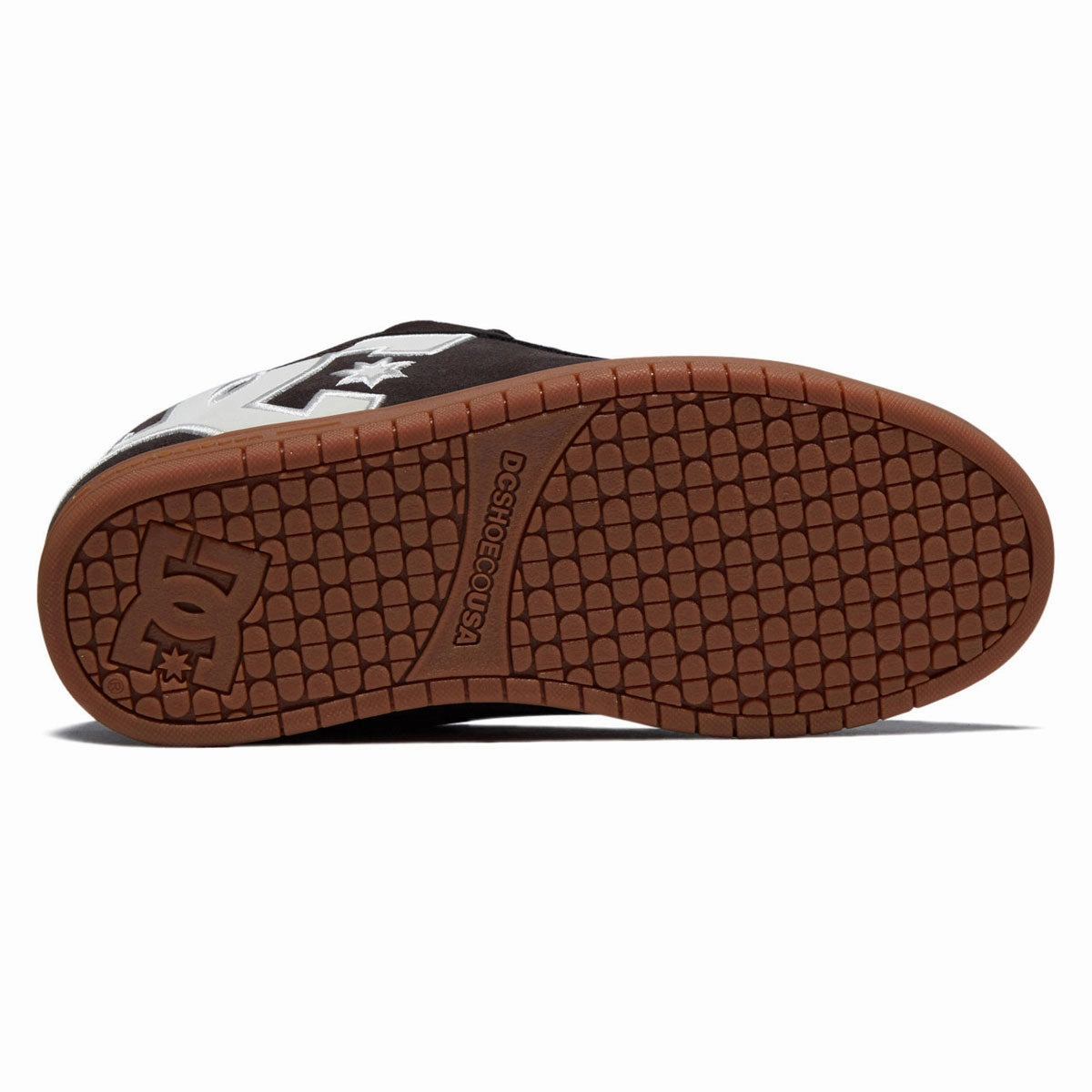 Board Focus DC Court Graffik SE Shoes - Brown/Gum