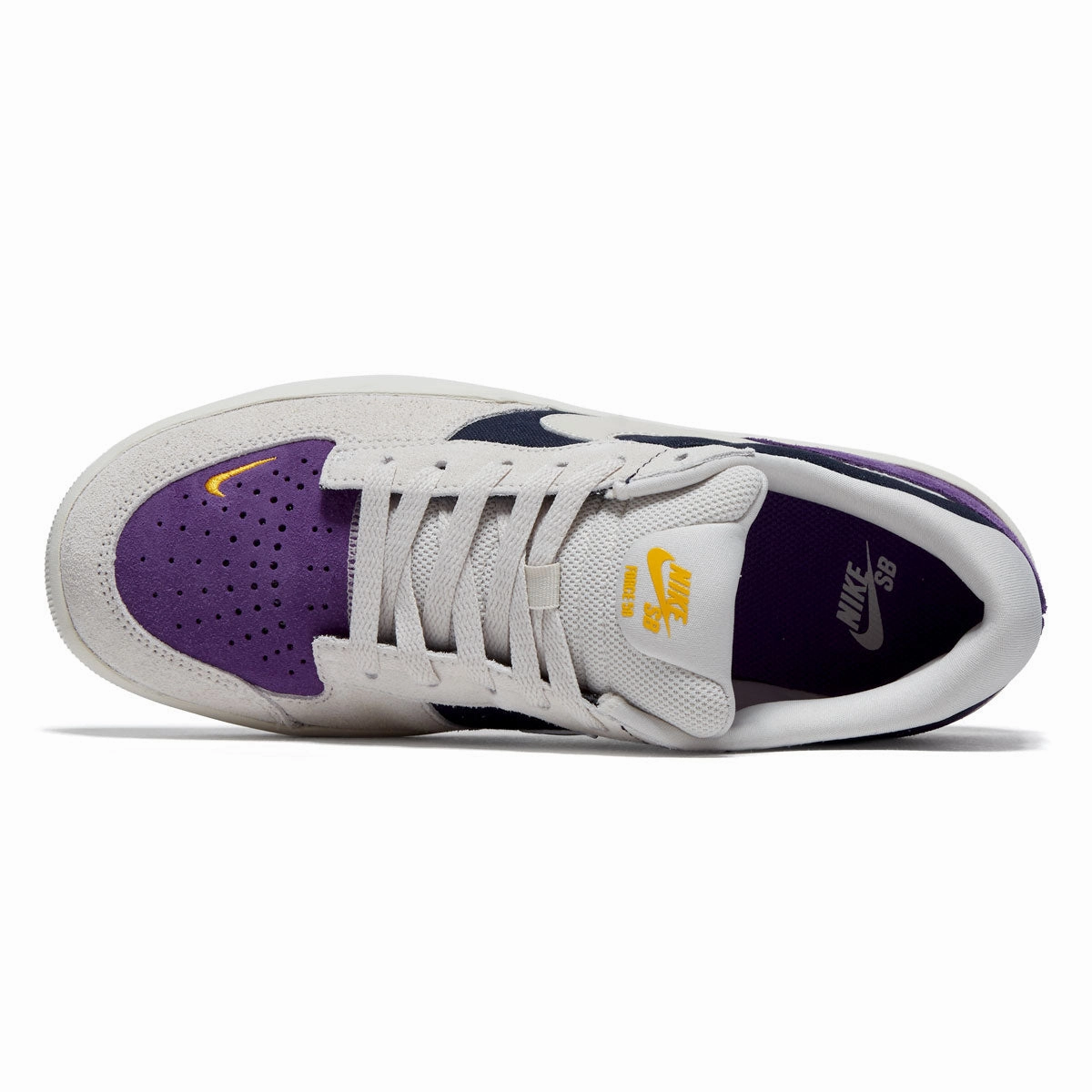 Board Lock Nike SB Force 58 Shoes - Obsidian/Light Orewood Brown/Wild Grape