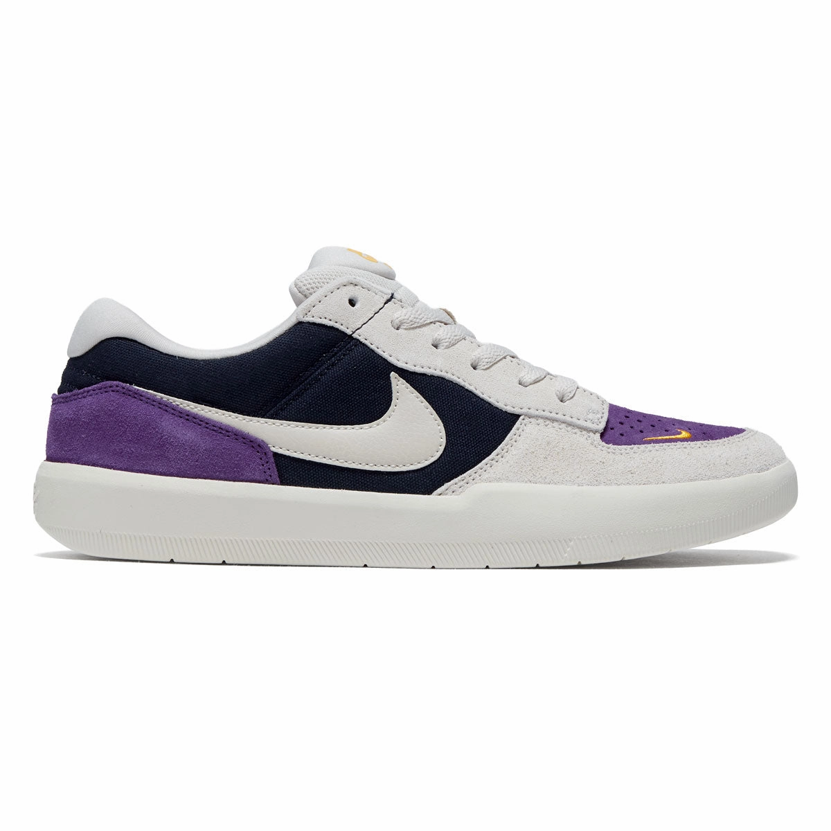 Trend Fashion Active Ride Fit Nike SB Force 58 Shoes - Obsidian/Light Orewood Brown/Wild Grape