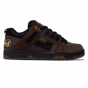 Daily Outfit DVS Comanche Shoes - Brown/Black/Gold Suede